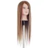 Testina per Parrucchieri Pratica per Acconciature Capelli 60% Naturale 40% Sintetica 55/60 cm XANITALIA