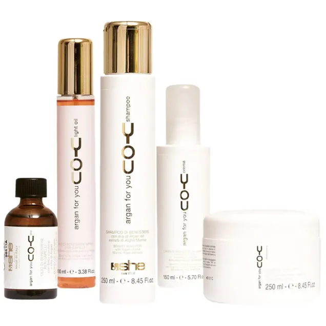 Kit Capelli Idratante Olio di Argan 5 Pz. For You Extension She