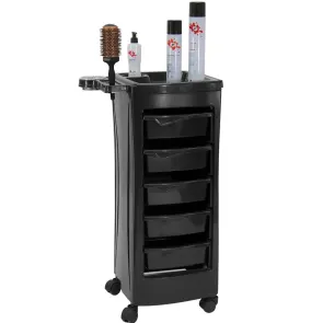 Carrello per Parrucchieri 6 Cassetti e Supporto Porta Phon MELCAP