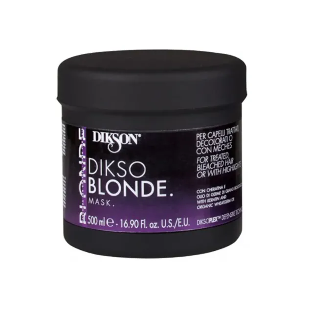Maschera per Capelli Trattamento Decolorante con Cheratina 500 ml Dikso Blonde DIKSON