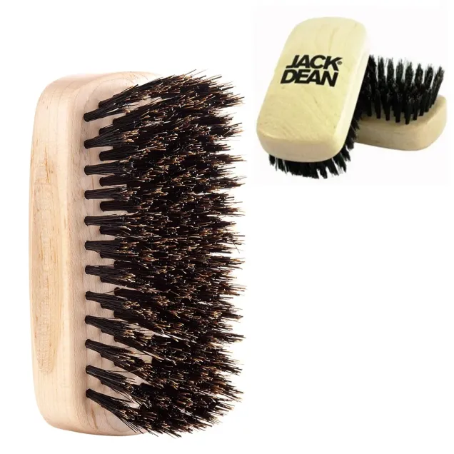 Spazzola Denman Jack Dean Beech Wood Military Brush da Barba DENMAN