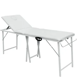 Lettino Massaggio Pieghevole Portatile con Asta Porta Rotolo MELCAP