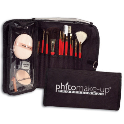 Porta Pennelli Trucco Make Up Medio Completo Phitomake-Up PHITOMAKE-UP