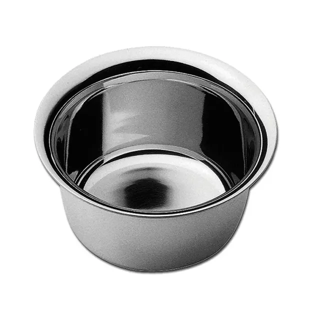 Kit Pennello da Barba Rasoio Mezza Lama e Ciotola in Acciaio per Barbiere PROFESSIONALE