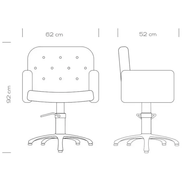 2 Postazioni Parrucchiere Offerta 2 Poltrone 2 Specchi con Poggiapiedi Libery XANITALIA