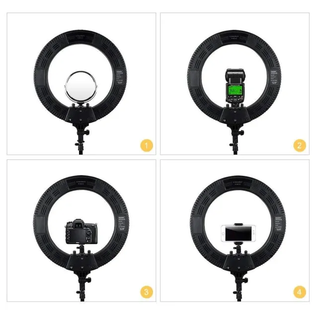 Anello Luminoso per Foto e Video con Lampada a Led con Borsa da Trasporto PROFESSIONALE