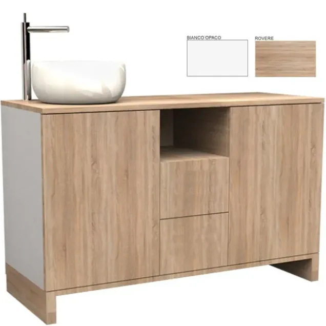 Arredamento Centro Estetico e Spa con Mobile di Servizio e 2 Espositori a Parete MELCAP