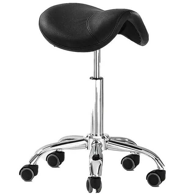Sgabello a Sella Parrucchiere Regolabile con Pompa Idraulica XANITALIA