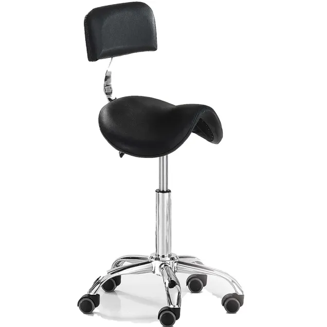 Sgabello a Sella Parrucchiere Regolabile Sedia con Pompa Idraulica XANITALIA