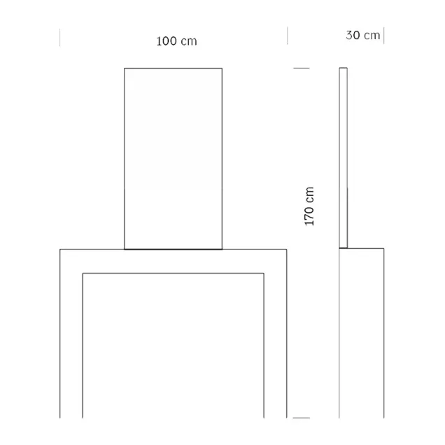 Misure Specchio per Parrucchieri