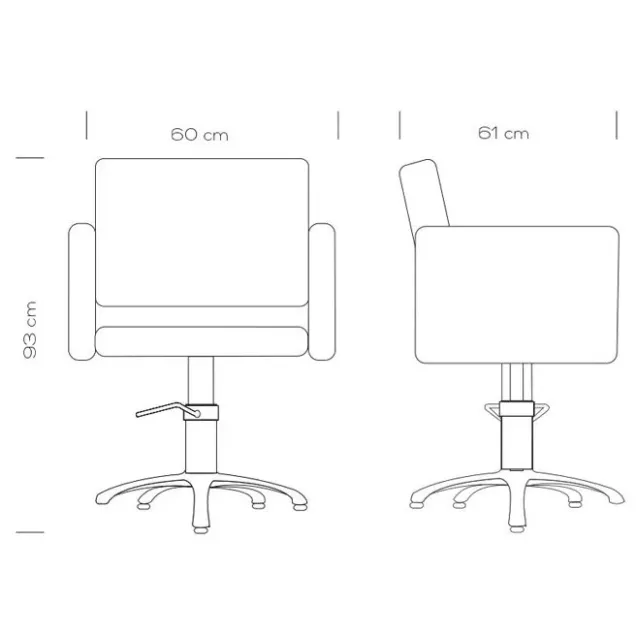 Misure Poltrona Parrucchieri