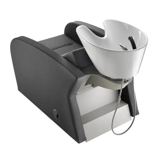 Lavatesta Parrucchiere e Barbiere Professionale con Alzagambe Elettrico Tiago ARTE MADE IN ITALY