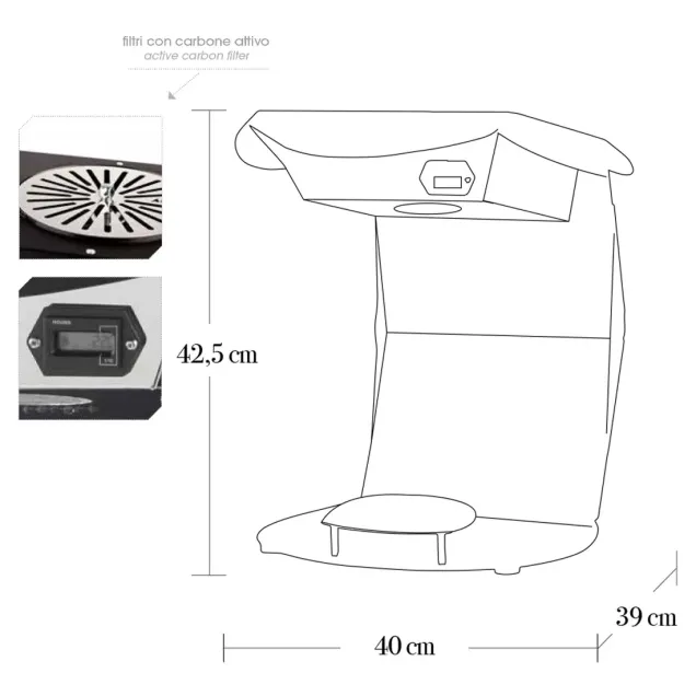 cappa aspira odori parrucchiere