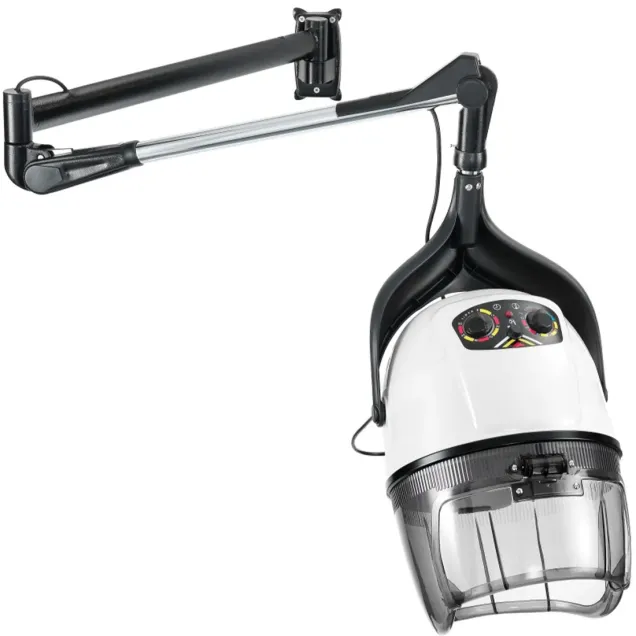 Casco Asciugacapelli con Braccio Bianco