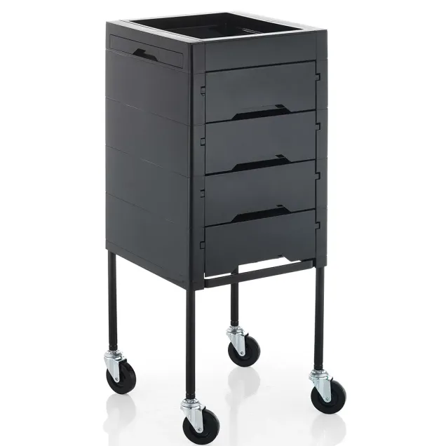 Carrello Parrucchiere Nero