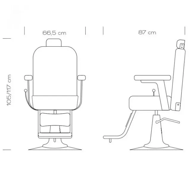 poltrona da barbiere
