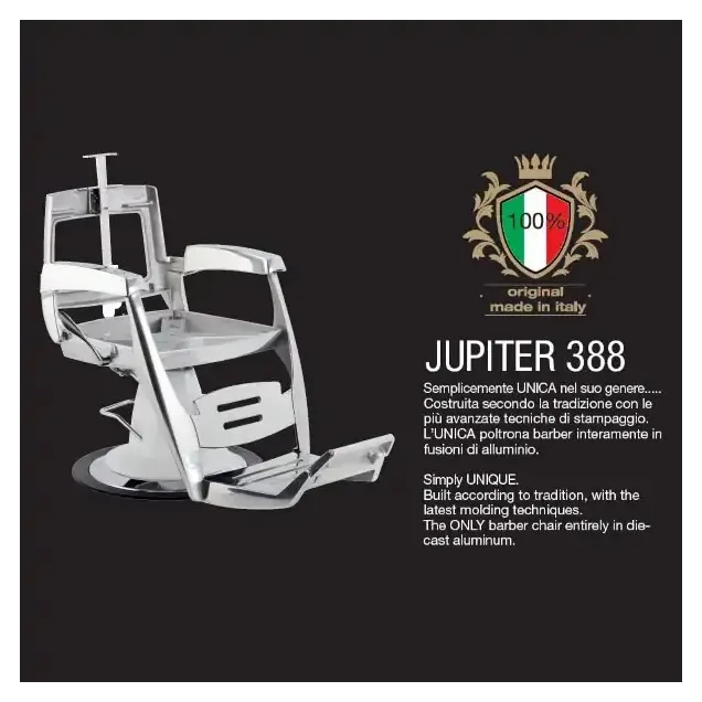 2 Poltrone da Barbiere Offerta Ceriotti Jupiter 388 CERIOTTI
