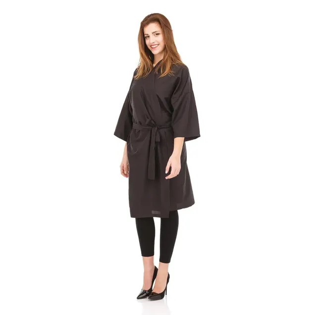 Kimono per Salone Parrucchiere Nero XANITALIA