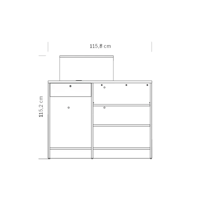 Reception Centro Estetico misure