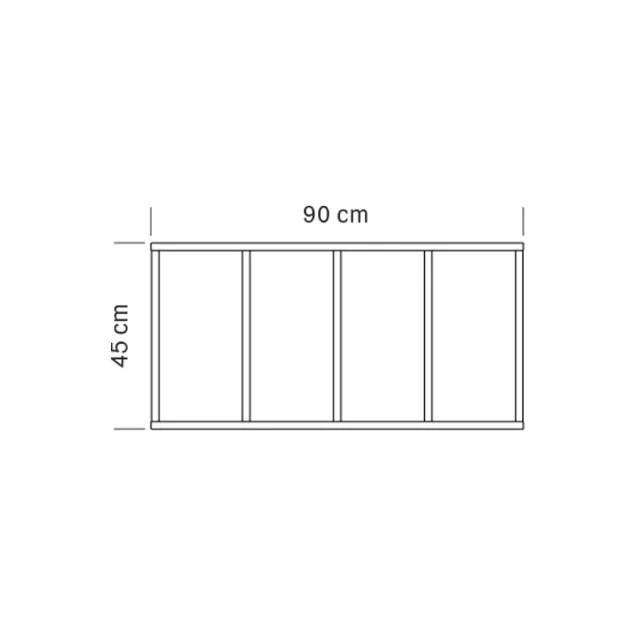 Misure Espositore a Muro