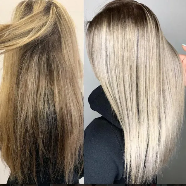 Olaplex Salon Kit Prima e Dopo