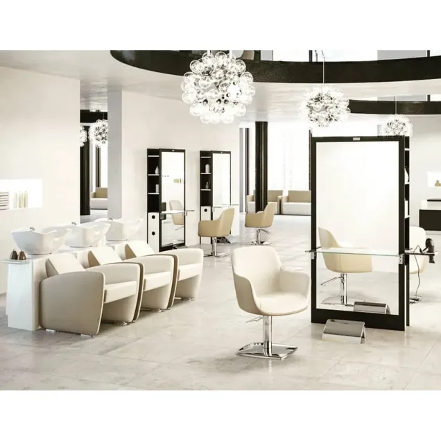 Ambientazione Specchi per Parrucchiere