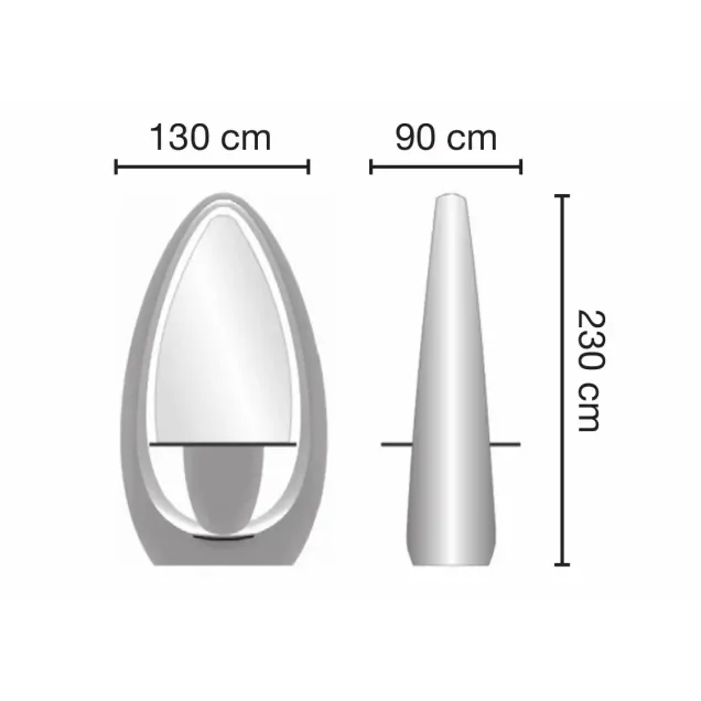 Misure Specchi per Parrucchiere