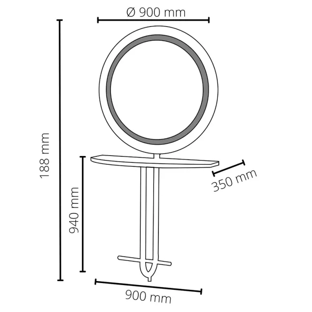Misure Specchio Parrucchiere