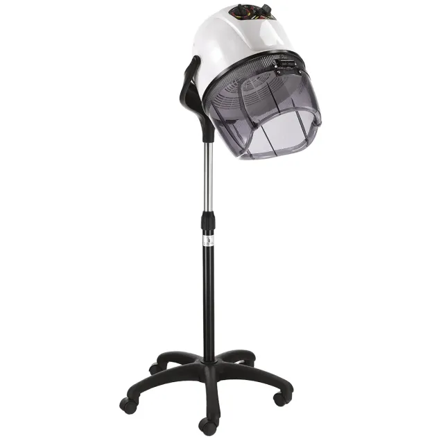 Casco Asciugacapelli Bianco con Stativo