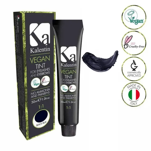 Tinte Sopracciglia Nero-Blu