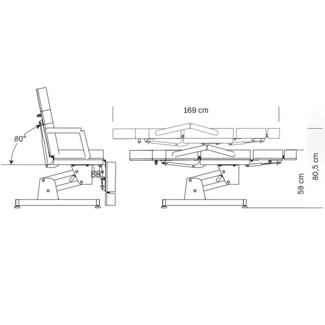 Misure Lettino Massaggio Elettrico