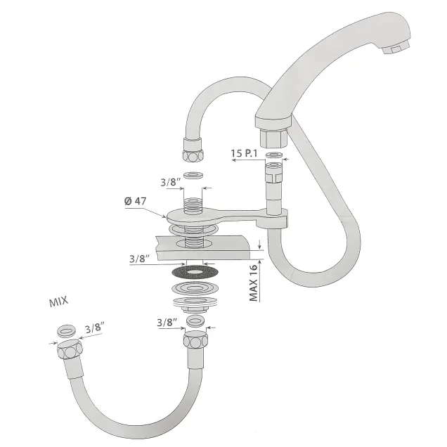 Doccetta Universale per Lavatesta Parrucchiere | TOP SELLER