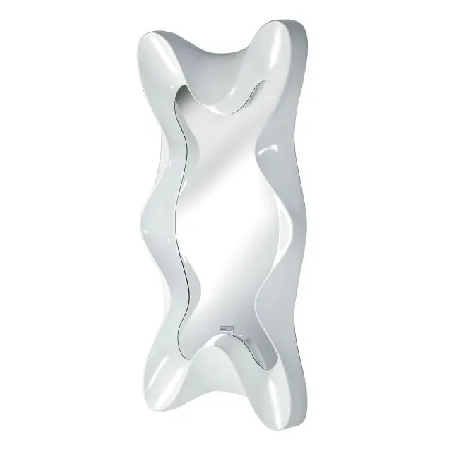 specchio per parrucchiere bianco