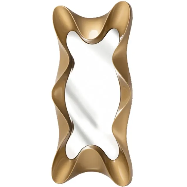 specchio parrucchiere oro