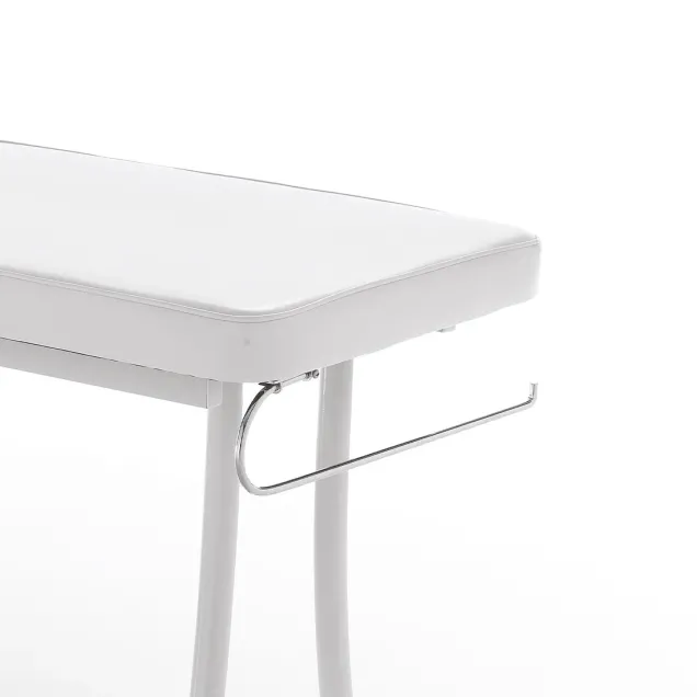 lettino estetista con porta rotolo