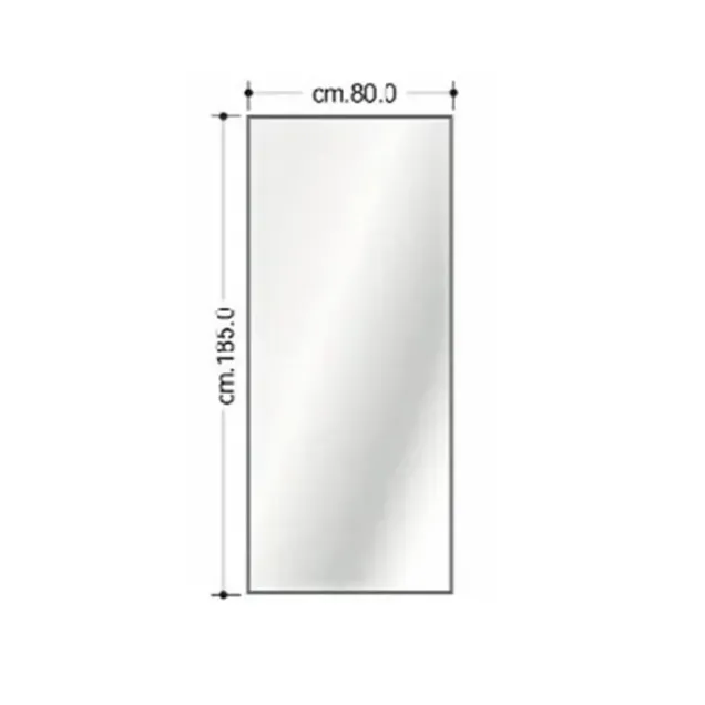 specchi parrucchieri misure