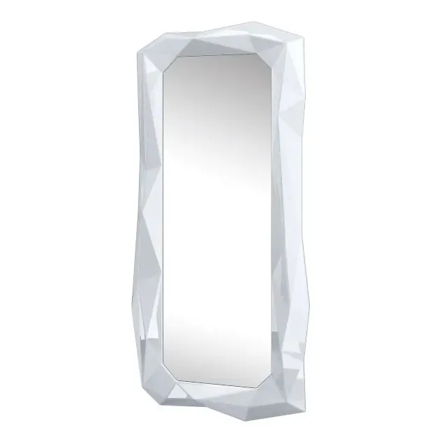 specchio parrucchiere bianco