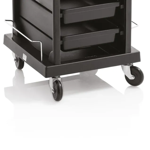 carrello con ruote anti capelli