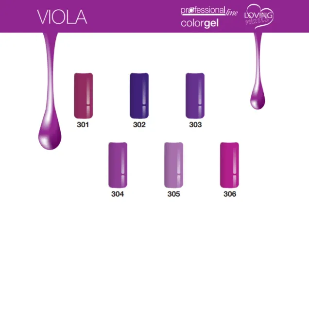 gel unghie viola