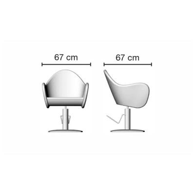 misure sedie per parrucchieri