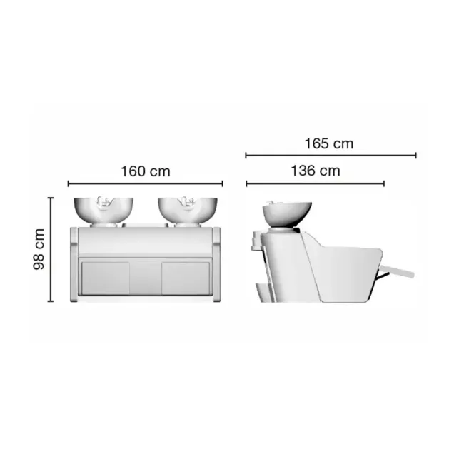 lavaggi parrucchieri misure