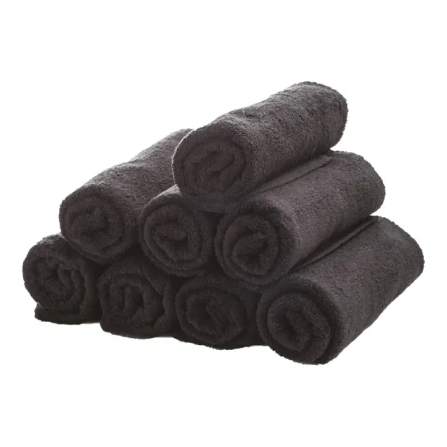 asciugamani parrucchiere neri