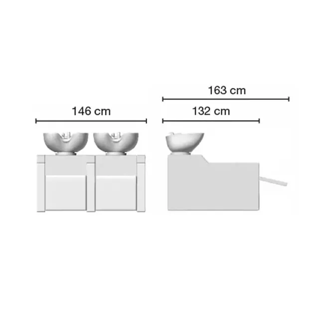 lavaggi parrucchieri misure