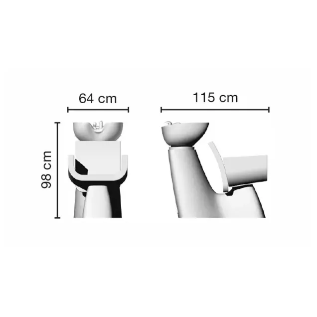 lavaggi parrucchieri misure