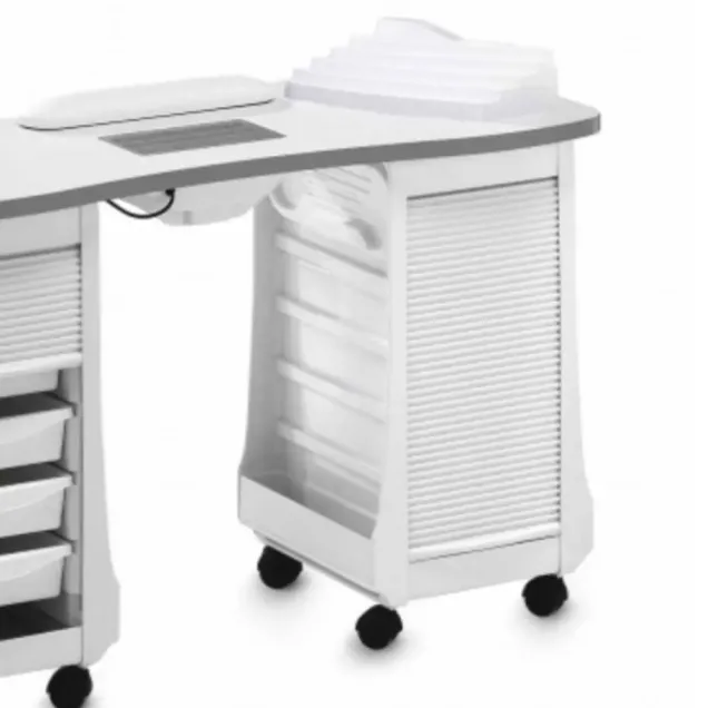 Tavolo manicure professionale con ruote | MADE IN ITALY