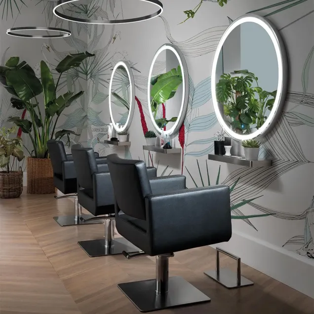 specchi rotondi parrucchiere