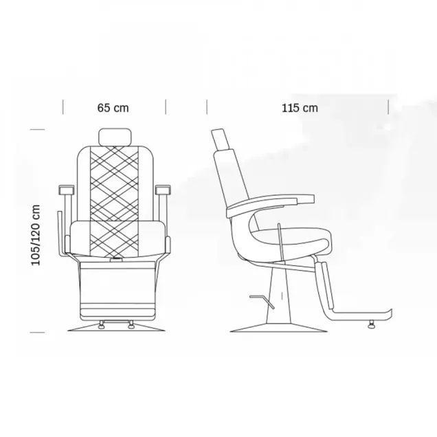poltrone barbiere misure