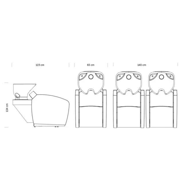 lavaggi per parrucchieri misure