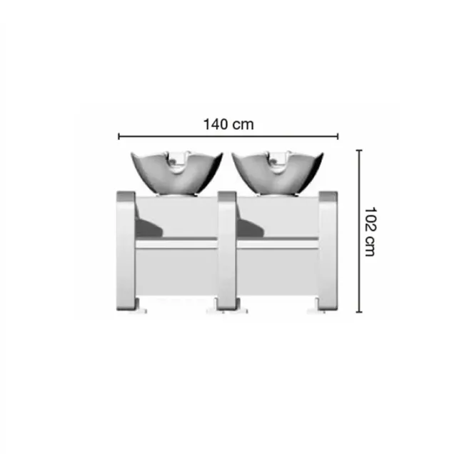 lavaggio per parrucchiere misure