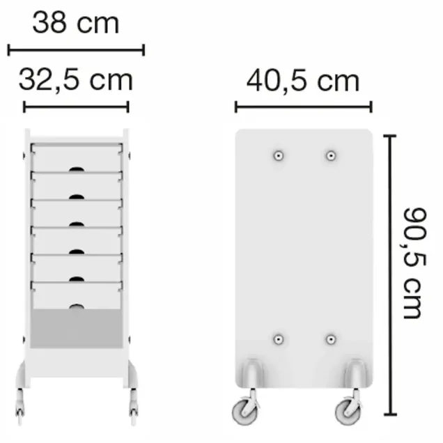 carrelli parrucchiere